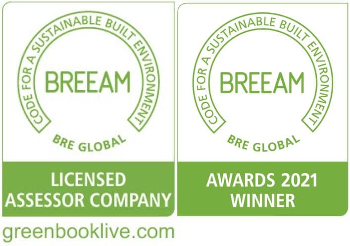 BRE Global licensed assessor company & Awards 2021 winner BRE Global licensed assessor company & Awards 2021 winner